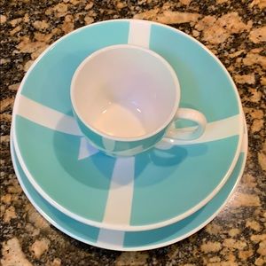 Tiffany & Co. Blue Bows 3 piece china set